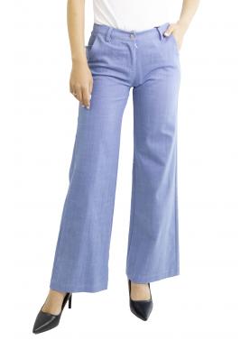 Pantalone palazzo denim Luna